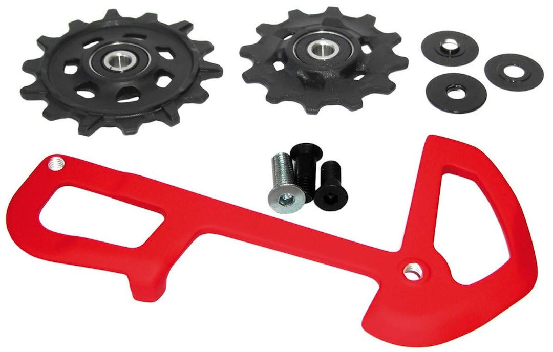 Schaltungsrädchen und Innenkäfig SRAM EAGLE X01 #11.7518.078.000 / 11.7518.078.010 rot, rot