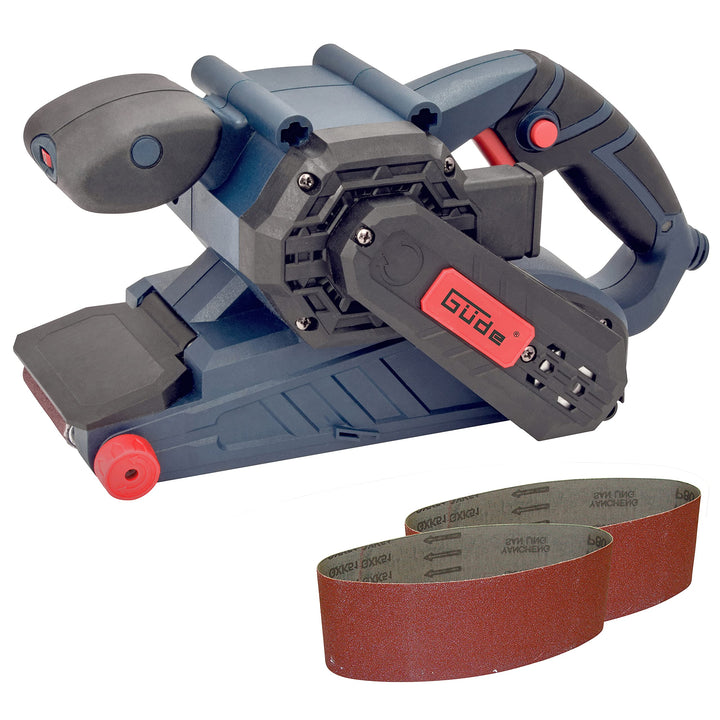 Güde 58146 BS 76-900 E Bandschleifer (230V, 76x160mm Schleiffläche, Band-Schnellwechselsystem, Einst