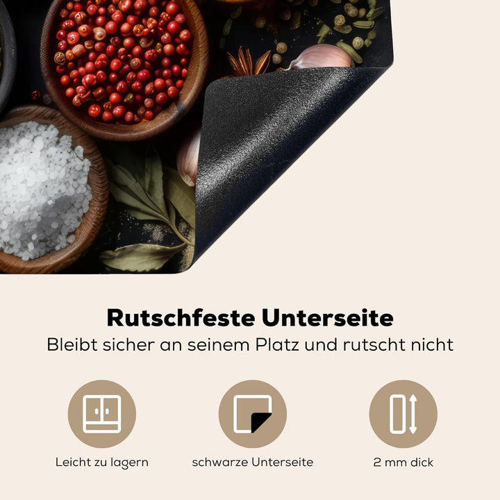 Herdabdeckplatte Einteilig Induktionsmatte Küche Abdeckung Ceranfeld Herd Abdeckplatte Deko Vinyl Ma