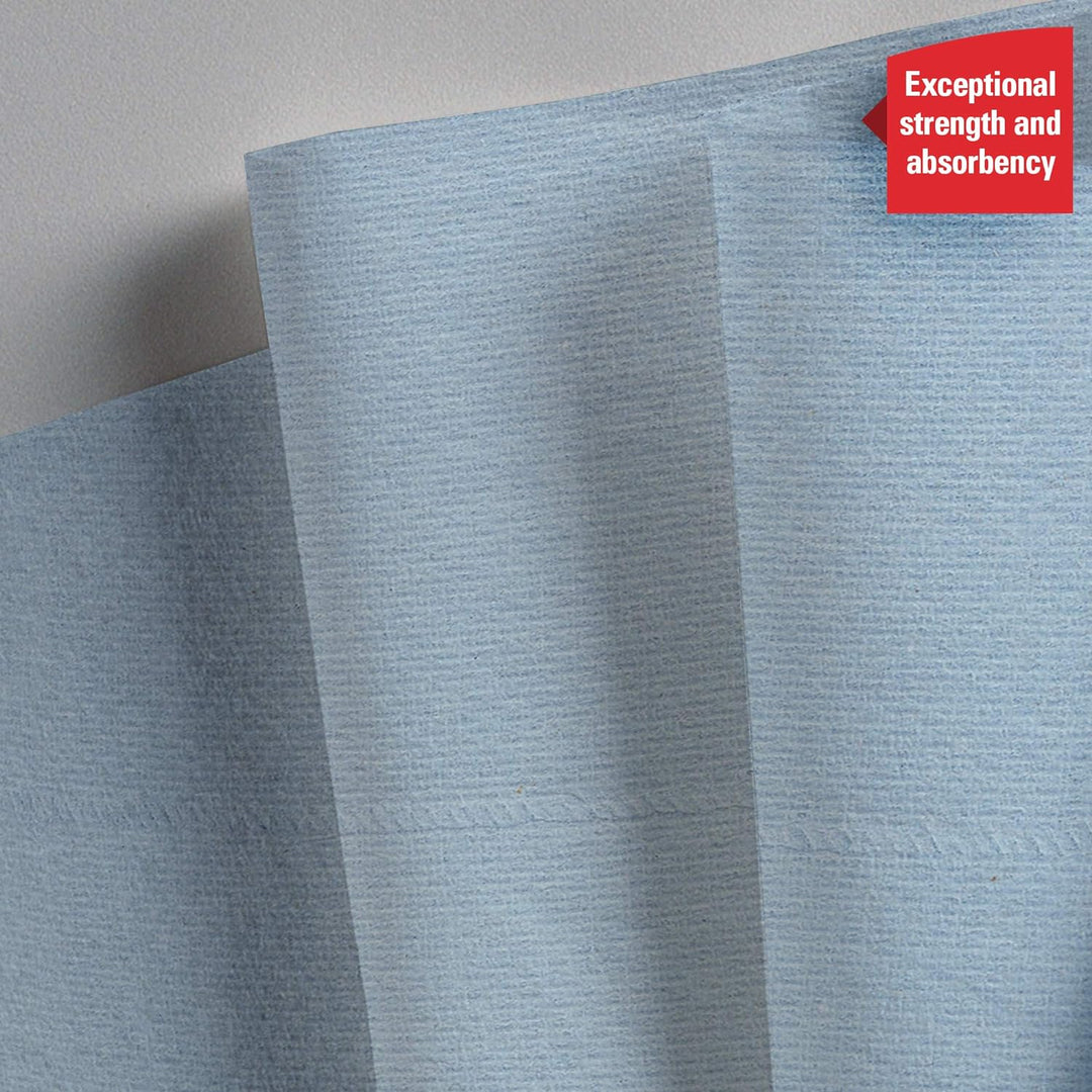 WypAll 7302 Industriewischtücher L20, mit Zentralentnahme, 2-lagig, blau (6 Rollen x 380 Wischtücher