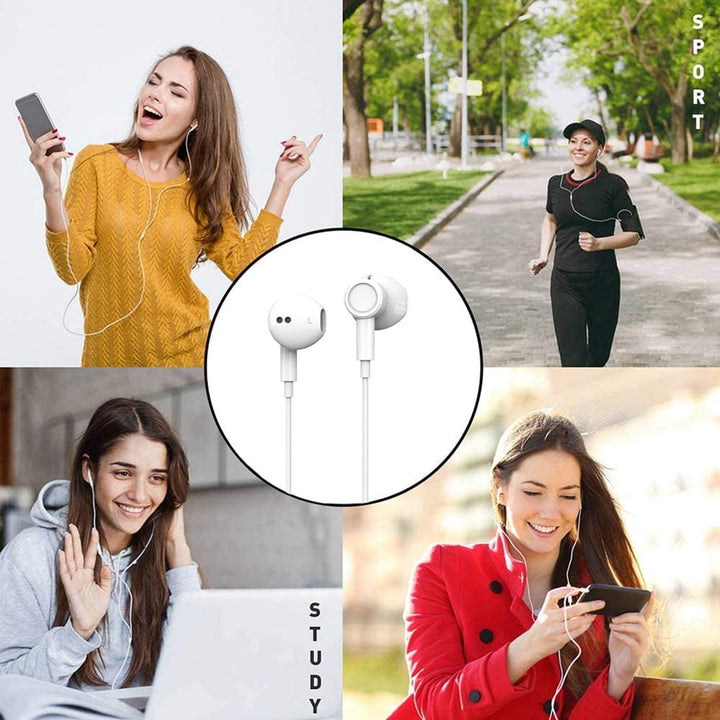 Hochauflösende In-Ear-Kopfhörer mit Kabel, extra Bass, geräuschisolierend, mit Mikrofon, für iPhone,