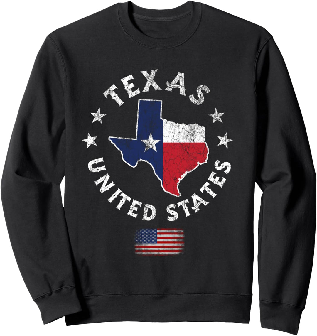 Texas - USA - Stolz seit 1845 Texas-Fan Sweatshirt