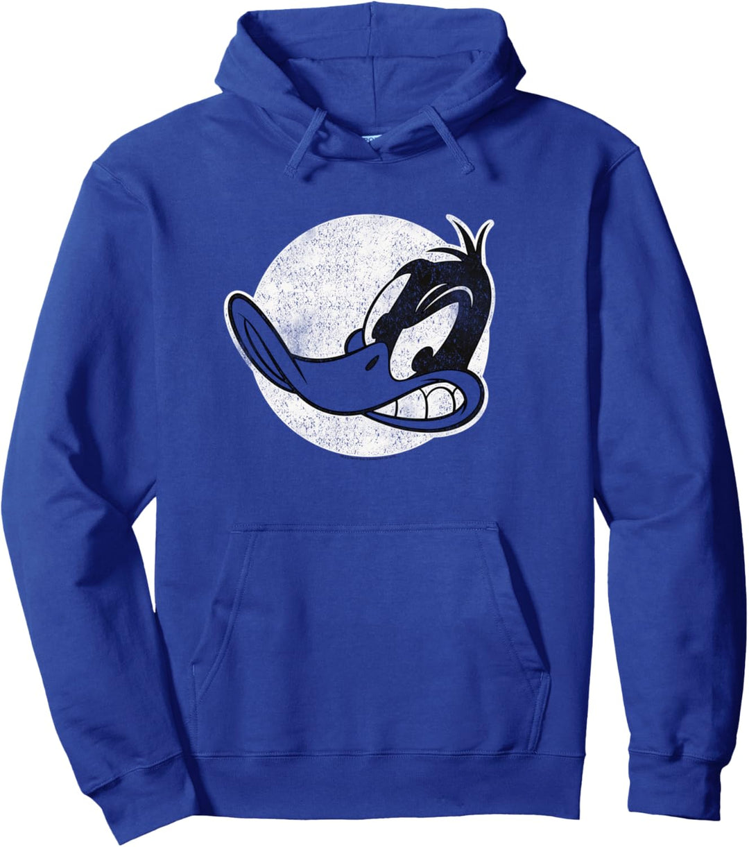 Looney Tunes Daffy Vintage Badge Pullover Hoodie