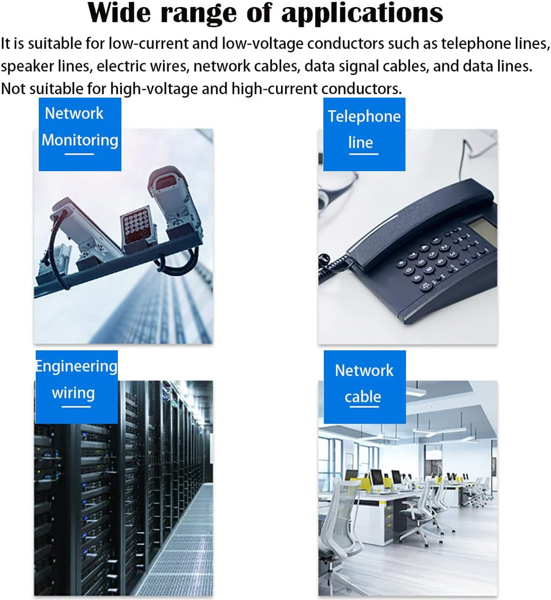 Telefon Kabel Verbinder, CTRICALVER UY/UY2/UR/UR2/UG Einzeladerverbinder Kit, Fettfüllung Telefonlei