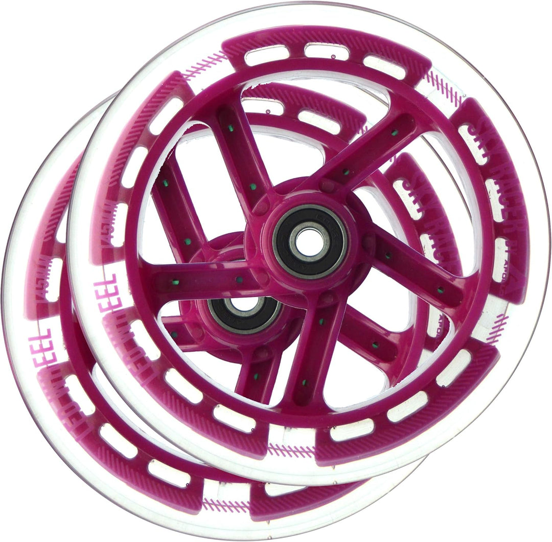 Apollo City Scooter Ersatzräderset Pro Wheels - ABEC 7 Kugellager, Roller Rad Ersatz-Räder passend f