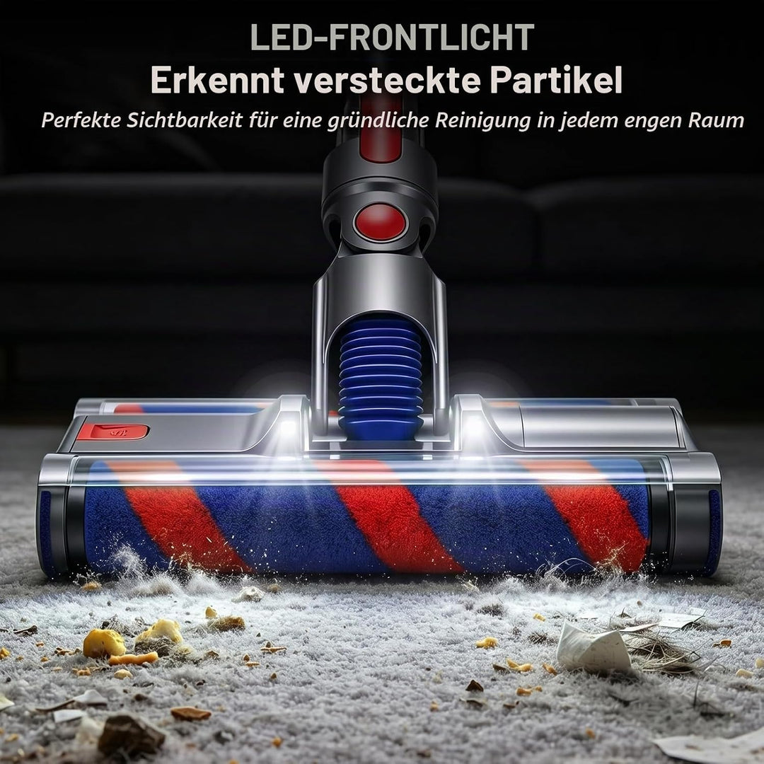 Weiche Walzenbürste Kompatibel mit den Staubsaugern Dyson V7, V8, V10, V11 Ersatzteile mit Frontbele