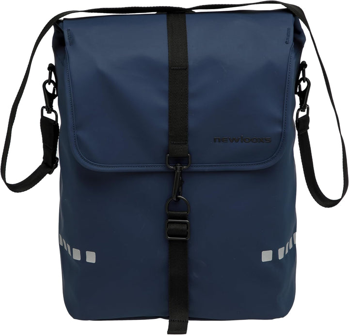 New Looxs Radtasche Odense Schultertasche, Dark Blue, 32 x 16 x 38 cm