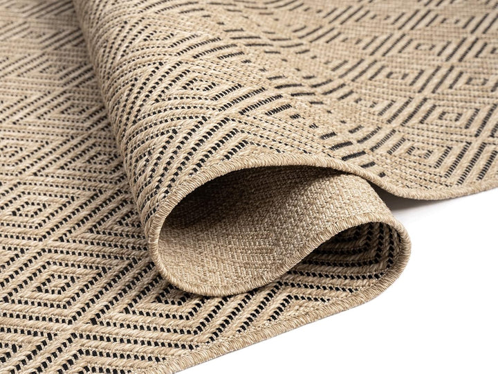 Mia´s Teppiche Soil - wetterfester In- und Outdoor Teppich im Natürlichem Jute-Look, wetterfest, gee