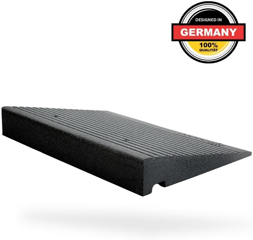 bepco Kneeblock - Squat Wedge, Wadendehner aus recyceltem Gummi - 3in1 Mobility Block für Knie, Spru