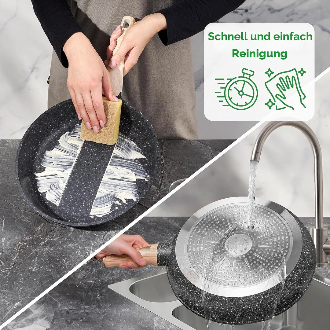 JUST PERFECTO Topfset und Pfannenset Induktion - Pfannenset mit deckel - Pots &amp; Pans sets - töpfe un