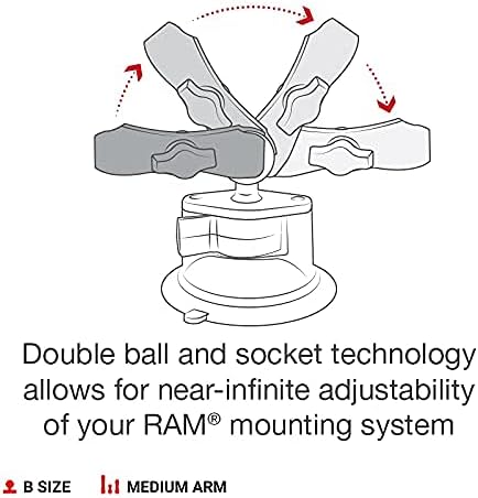 Ram-Mount RAP-B-166-UN7U Halterung für Personal Communication Universal Schwarz Passive Halterung
