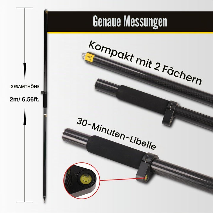 Mountlaser GPS-Poles für Landvermessung & Engineering GPS/GNSS Zubehör und Instrumente, GLS25,