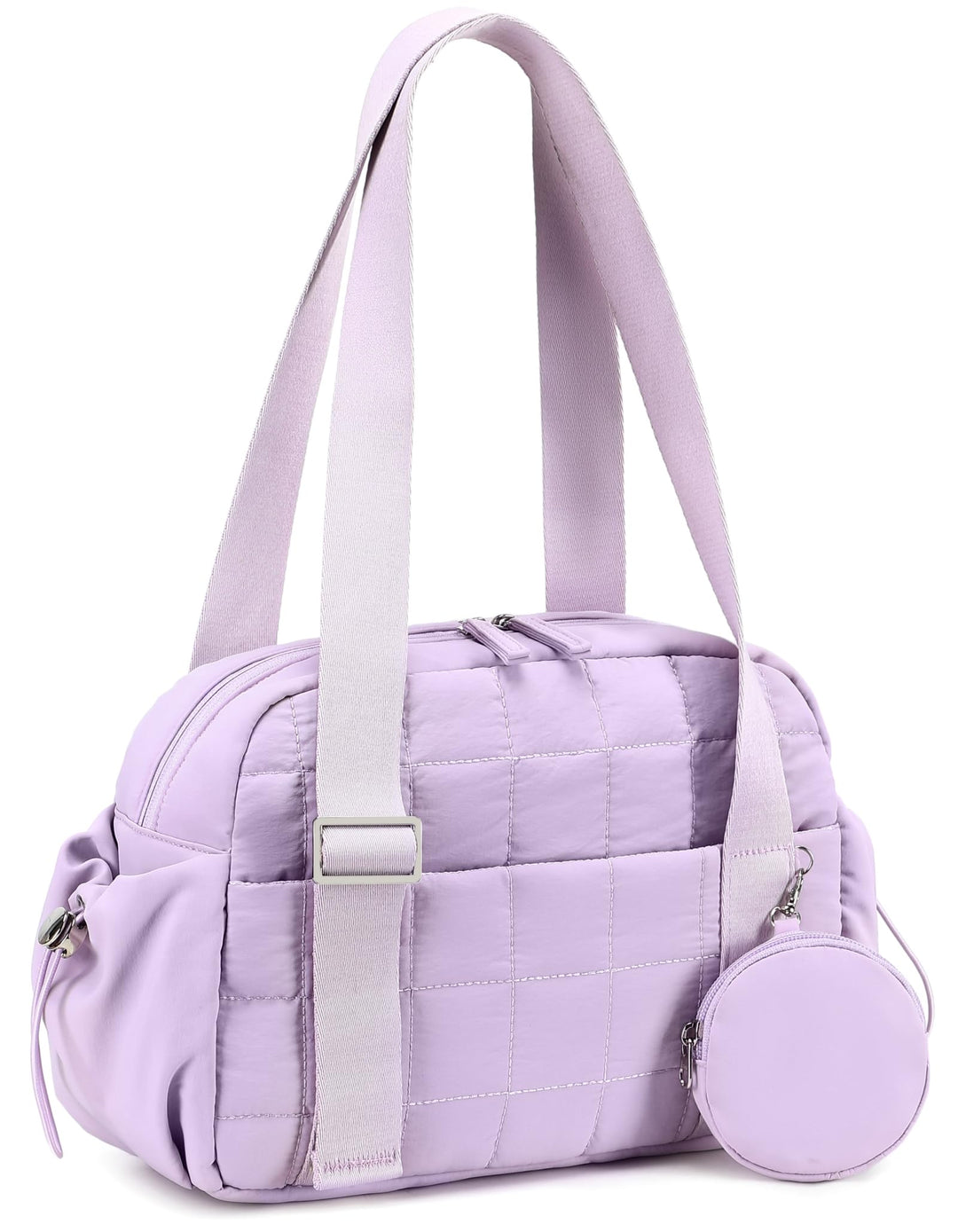 LEDAOU Mini Sporttasche für Damen, Kleiner gepolsterter Turnbeutel mit Nassfach und Münztasche, Leic