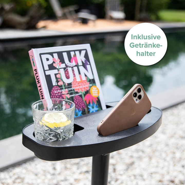 VITA5 Hängematte mit Gestell und Tisch - Hängematte Outdoor für den Garten, Pool & Balkon - Grosszüg