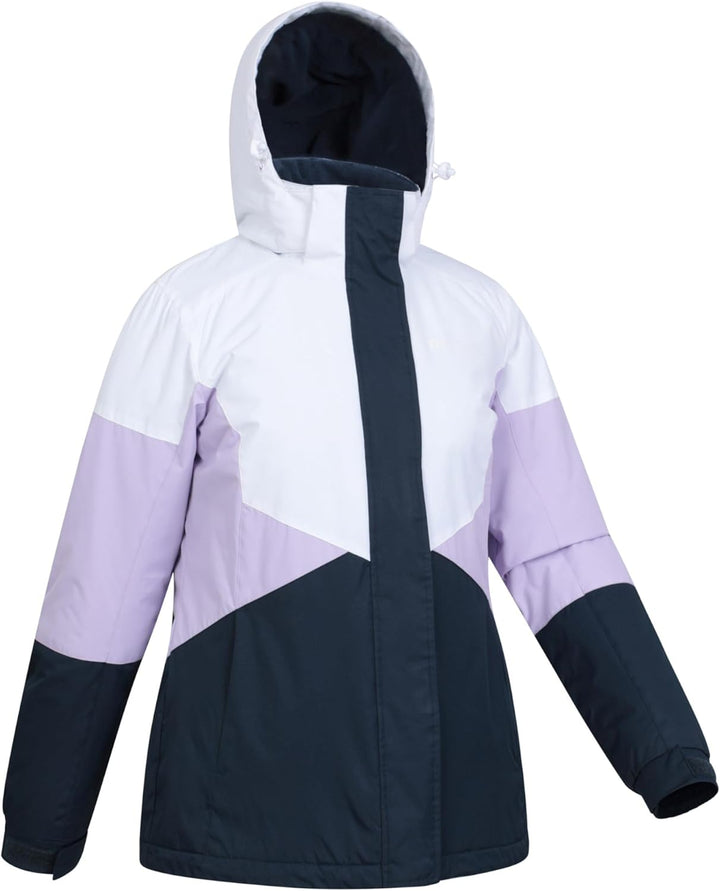 Mountain Warehouse Damenskijacke und -hosenset – Wattierte Isolierung, Schneefang, Reissverschlussta
