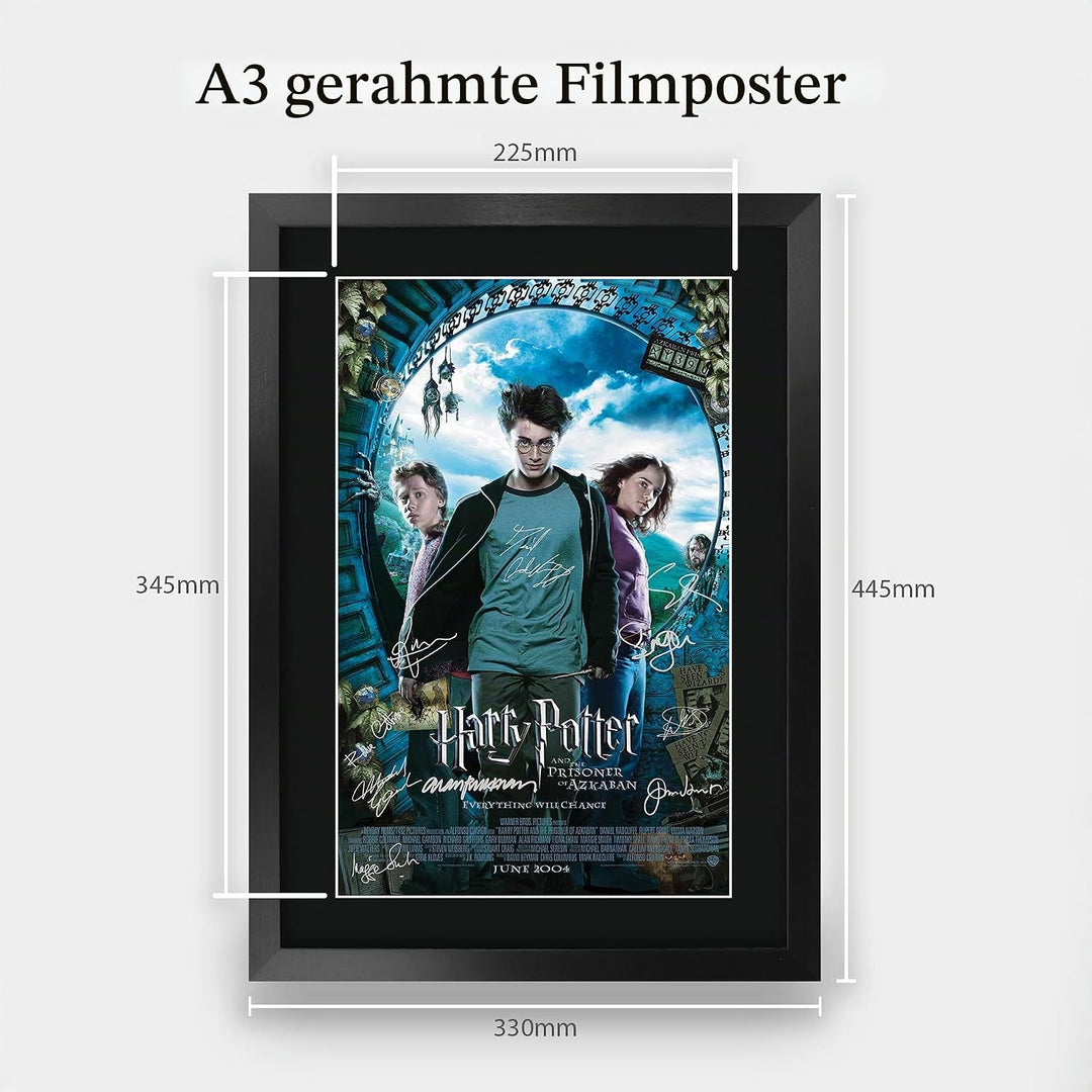 HWC Trading Gefangene von Askaban Harry Potter Die Cast Daniel Radcliffe Emma Watson Rupert Grint Ge