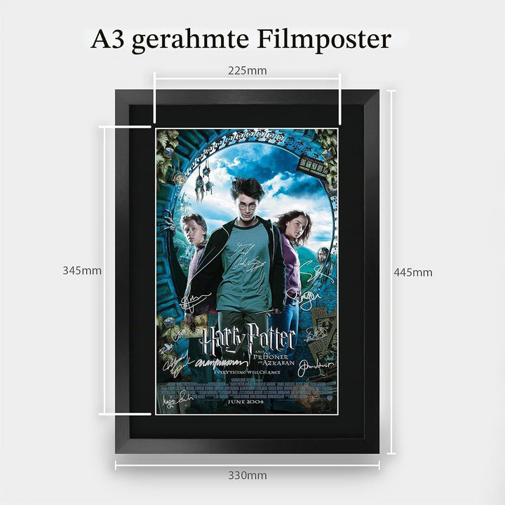 HWC Trading Gefangene von Askaban Harry Potter Die Cast Daniel Radcliffe Emma Watson Rupert Grint Ge
