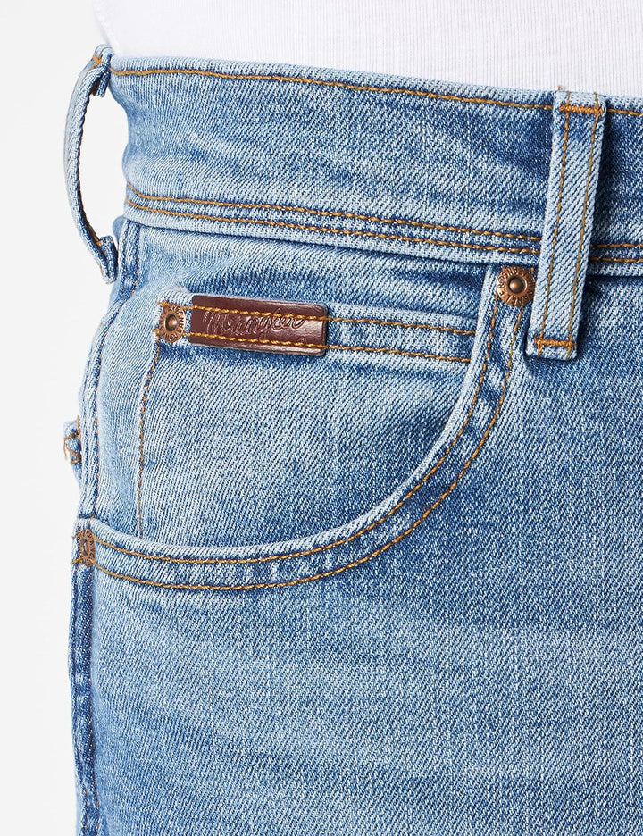 Wrangler Herren Jeans Texas Contrast 33W / 34L Glaston Blue, 33W / 34L Glaston Blue