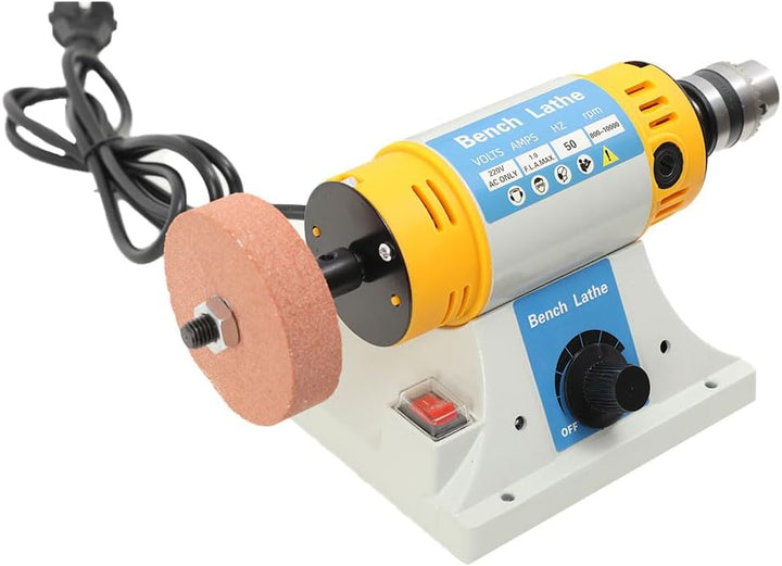Steinpoliermaschine Tischpolierer, Edelstein-Polierschleifmaschine 220V 320W, Elektrisch Steinschlei