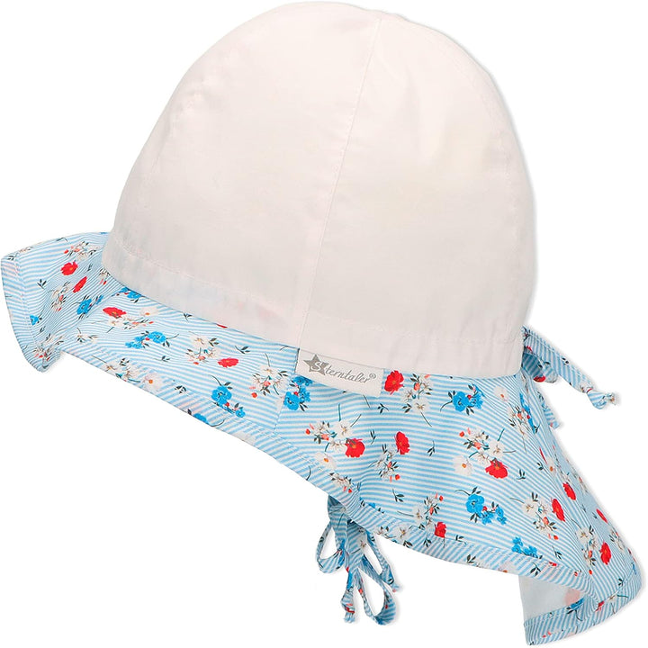 Sterntaler Mädchen Sonnenhut Blumenkranz Hut 53 Weiss, 53 Weiss