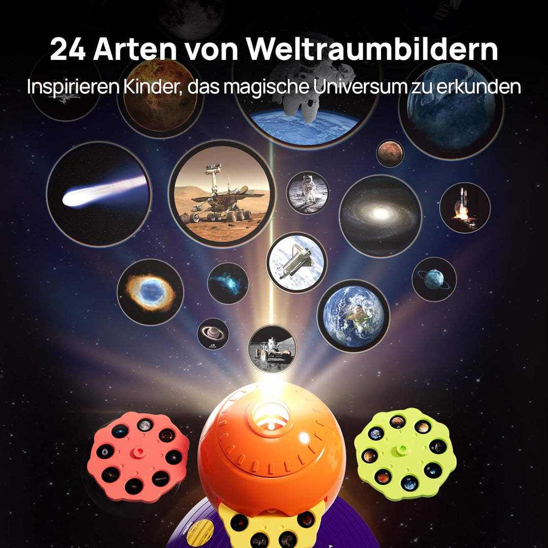 Science Can Sonnensystem Modell Planetensystem für Kinder Planeten Projektor Deutsch mit 8 Planeten