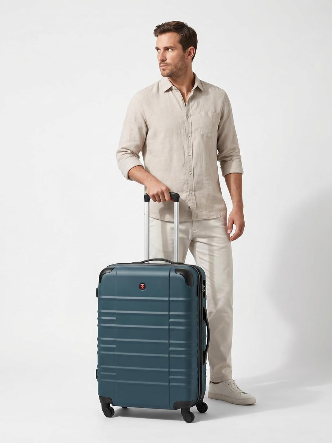 WENGER Check-in Koffer für Damen und Herren | mittelgrosser Trolley 46 x 26 x 65 cm aus hochwertigem