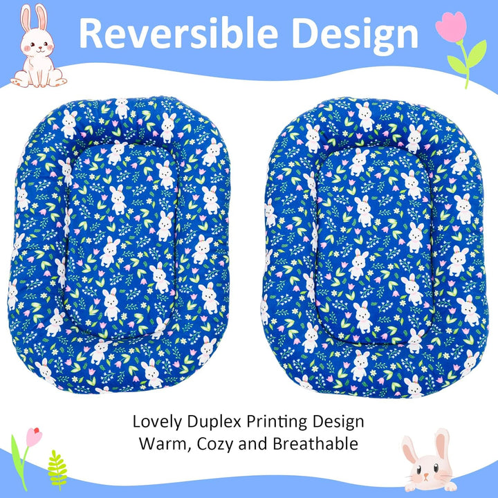 Wendbare Plüschkissenmatte, weich gepolstert, Haustierbett für kleine Hunde, Katzen, wendbar, Plüsch