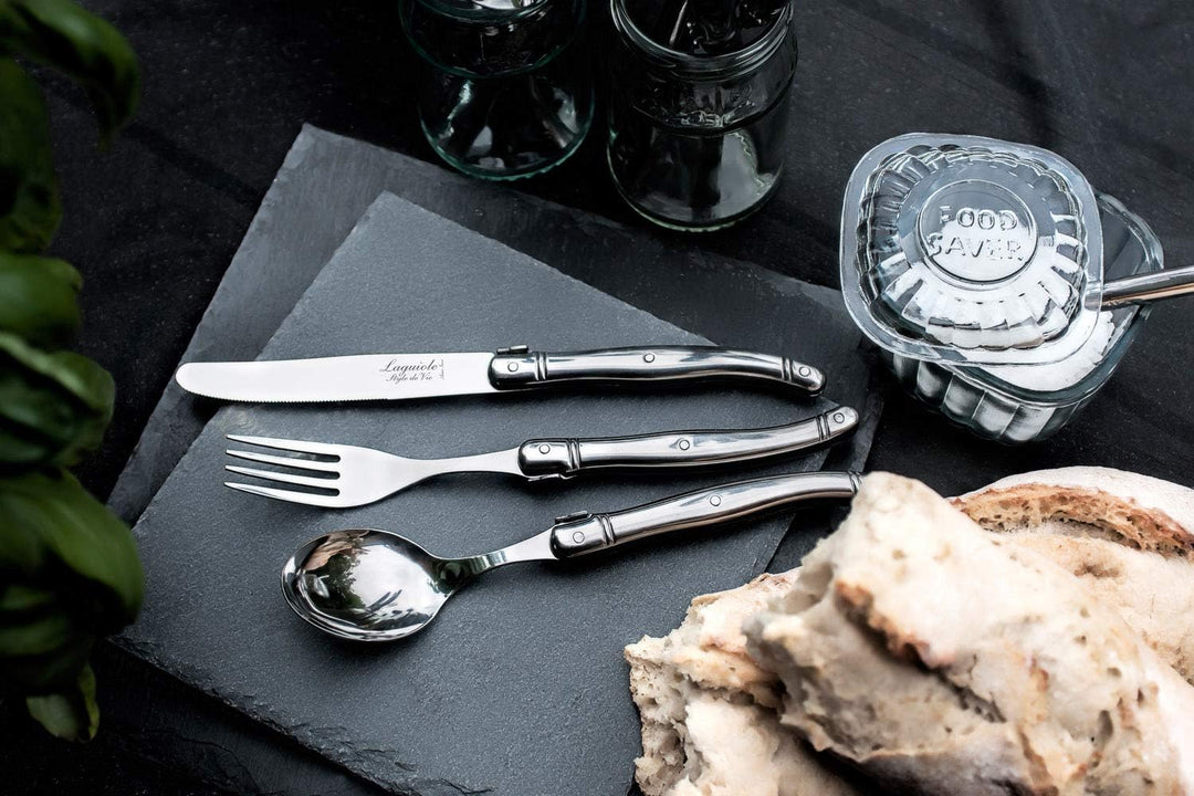 Laguiole Style de Vie Tafelbestek Couvert 24-delig RVS
