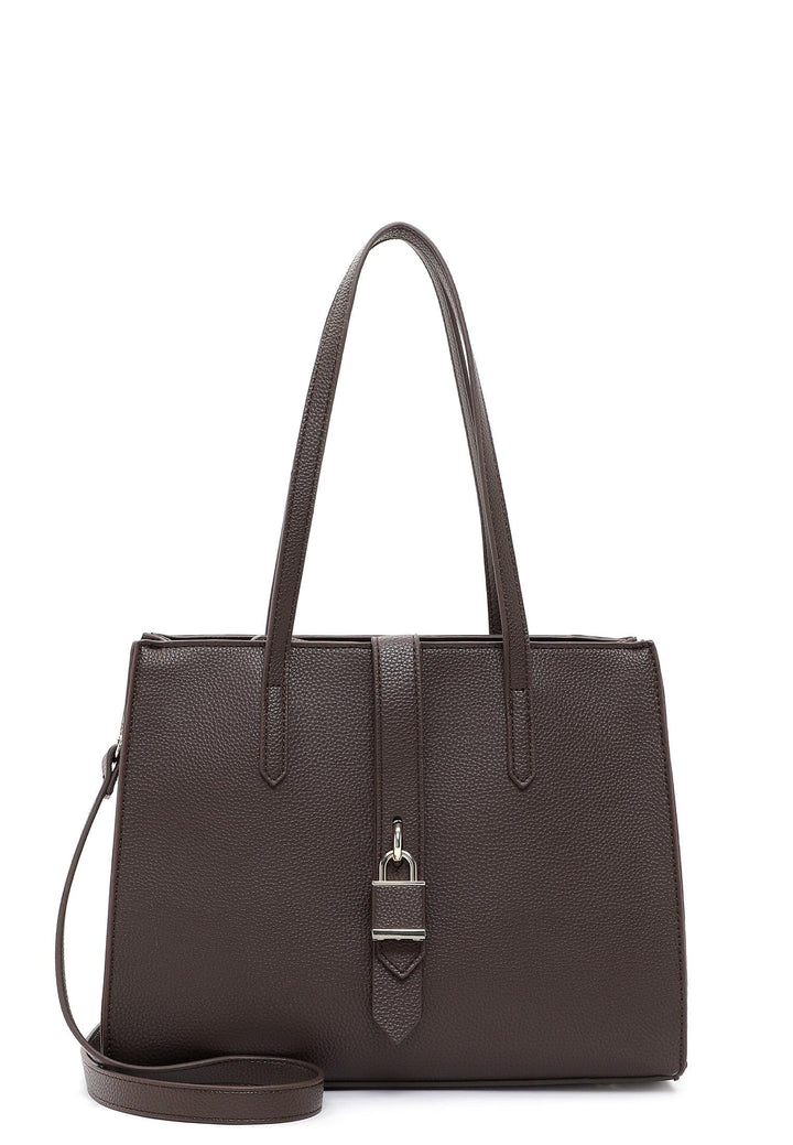 Tamaris Shopper Jasmina 31753 Damen Handtaschen Uni Einheitsgrösse Brown 200, Einheitsgrösse Brown 2