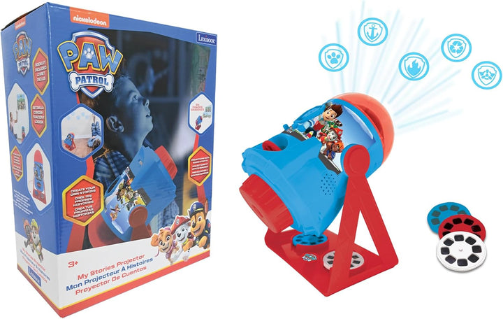 Lexibook LTC100PA Paw Patrol – Meine GESCHICHTEN ERSTRAHLEN – Geschichtenprojektor mit Sounds, Timer