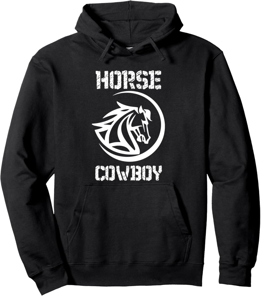 Horse Cowboy Pullover Hoodie
