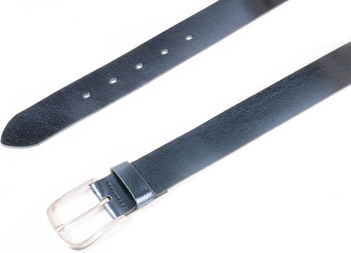 Tamaris Damengürtel - 101541 Echtledergürtel Bessy navy, silber Navy 130