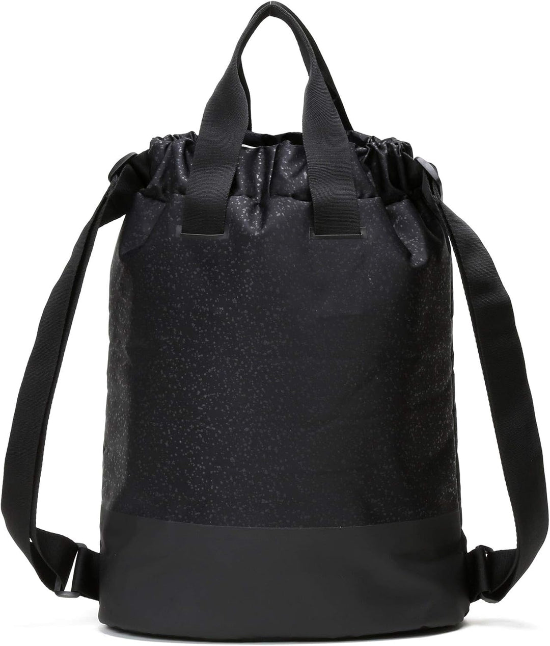 Vooray Flex Cinch Backpack - 23L Rucksack mit Kordelzug Black Foil, Black Foil