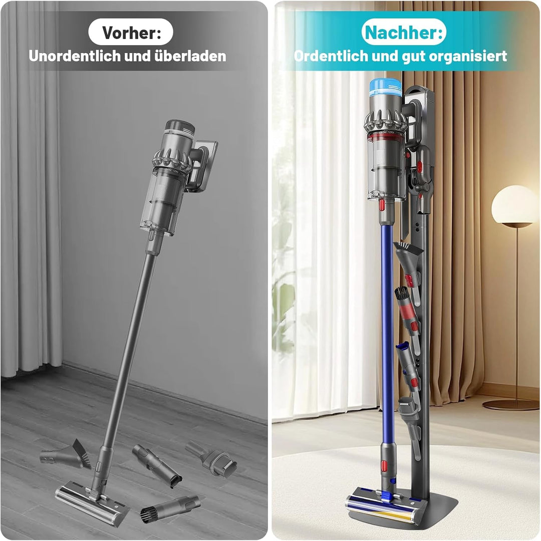 Staubsauger Halterung Ständer für Dyson Akkusauger Gen5 V15 V12 V11 V10 V8 V7 V6, Kein Bohren Bodens