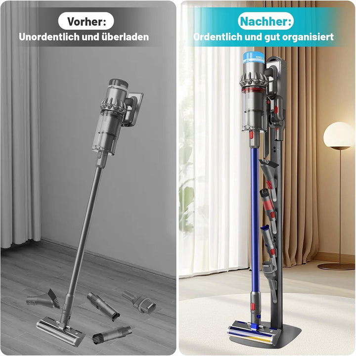 Staubsauger Halterung Ständer für Dyson Akkusauger Gen5 V15 V12 V11 V10 V8 V7 V6, Kein Bohren Bodens