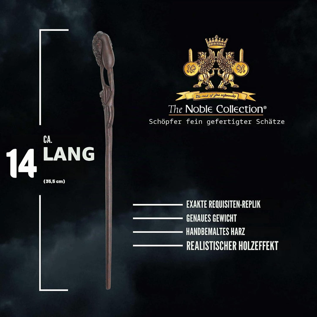 The Noble Collection Kingsley Shacklebolt Character Zauberstab, NN8286, Mehrfarbig