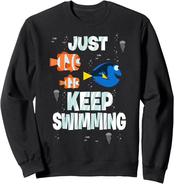Disney Pixar Finding Dory Just Keep Swimming Group Shot Sweatshirt