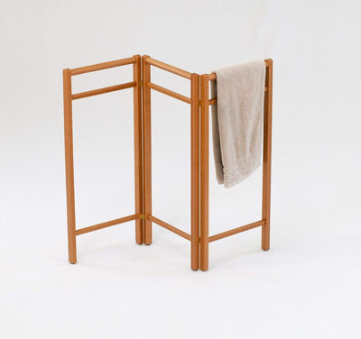 Arredamenti Italia 110 FISAR Handtuchständer,faltbar und ausziehbar, Holz (Kirsche), Kirsche
