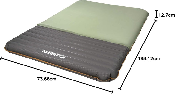 KLYMIT KLYMALOFT Schlafmatte, revolutionäres Air + Schaumstoff-Design, Ultra-dick 12,7 cm, Lofted Me