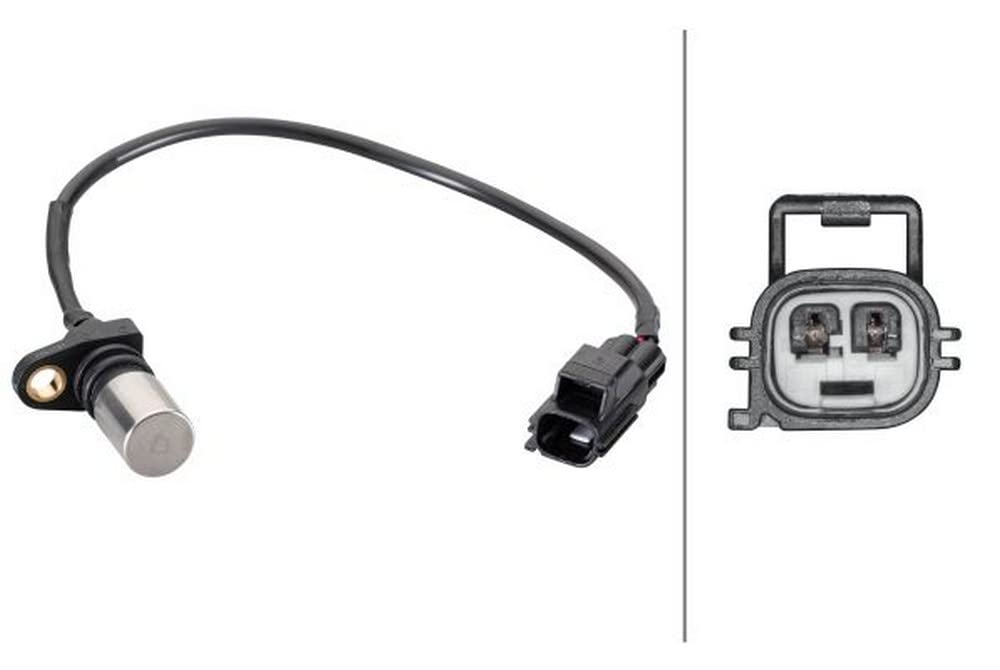 HELLA 6PU 013 122-841 Impulsgeber, Kurbelwelle - 2-polig - Kabel: 300mm