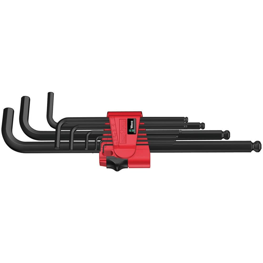 Wera 950 PKL/9 BM N Winkelschlüsselsatz, metrisch, BlackLaser, 9-teilig, 05022086001