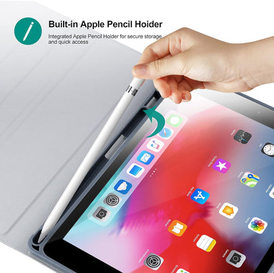 Schutzhülle mit spanischer Tastatur für iPad 10,2 Zoll, 9. Generation 2021/8th Gen 2020/7th Gen 2019