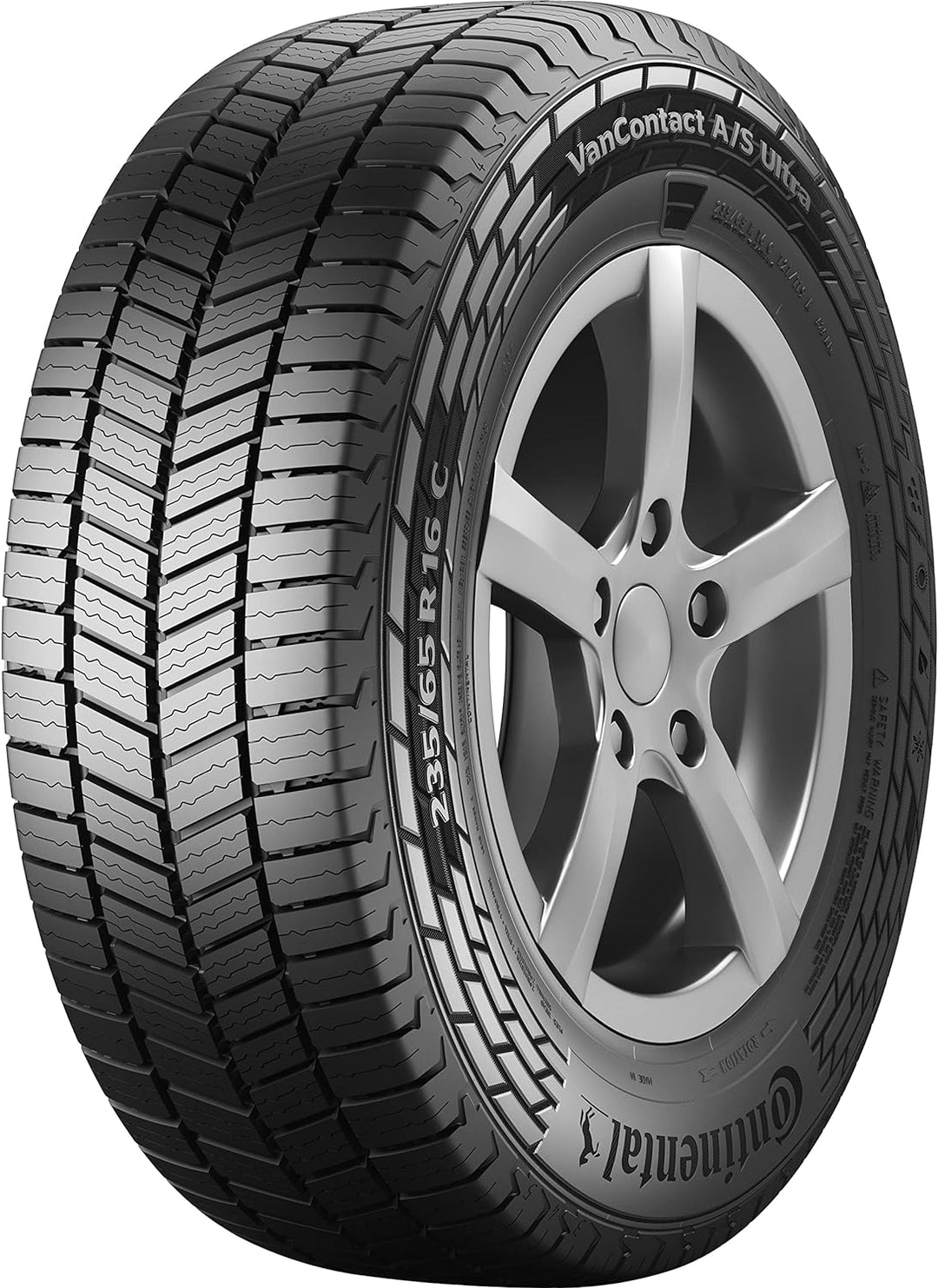 CONTINENTAL VanContact A/S Ultra M+S - 225/75 R16 121R - B/B/73dB - Ganzjahresreifen (Van/Transporte