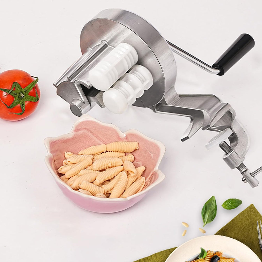 Nudelpressmaschine, Manuelle Nudelmaschine Tragbare Makkaroni Maker Maschine Spaghetti Pastamaker Fü