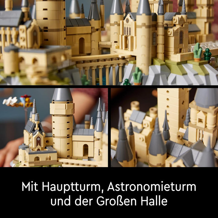 LEGO Harry Potter Schloss Hogwarts mit Schlossgelände, grosses Set für Erwachsene, einschliesslich b