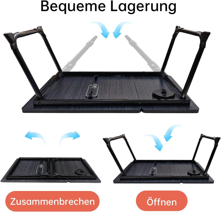 Generisch Faltbare Laptoptisch Notebooktisch Betttisch Betttablett Notebook Laptoptisch mit Getränke