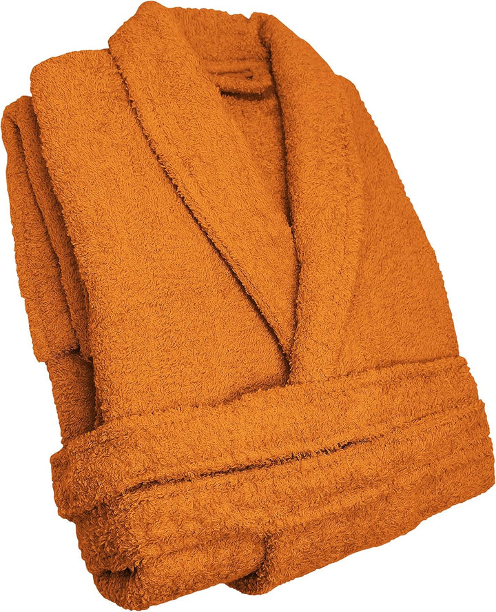 Bademantel für Damen, Herren, Unisex, Frottee 100% Baumwolle, Weicher Morgenmantel Dusche, Grössen F