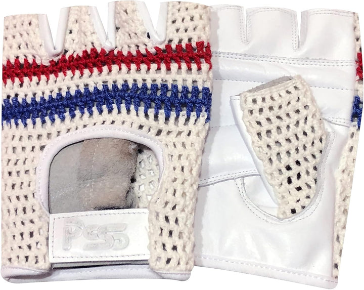 PSS Fingerlose Halbfinger Gepolstert Leder Netz Handschuhe Herren Manner Muskeltraining Bodybuilding