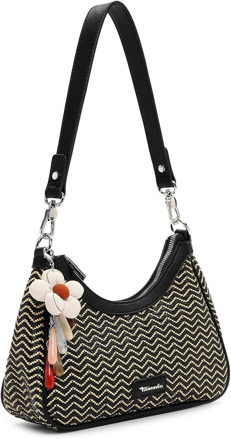 Tamaris Beutel TAS Konstantina 34262 Damen Handtaschen Zweifarbig Schwarz Einheitsgrösse, Schwarz Ei