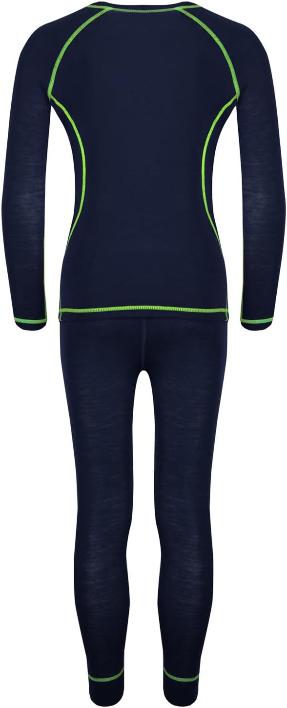 Trollkids Kids Merino Baselayer Set 98 Navy, 98 Navy